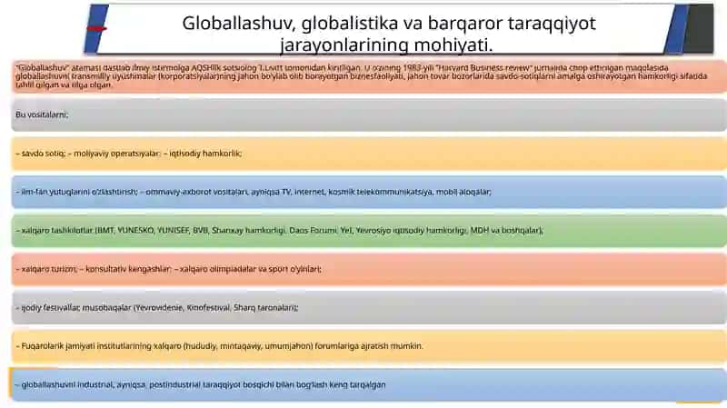 Globallashuv va barqaror taraqqiyot falsafasi 4