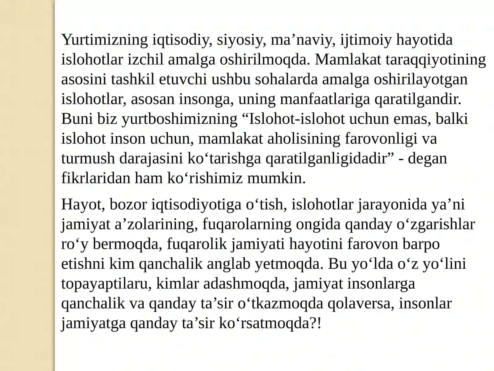 Ijtimoiypedagogikaning madaniy-tarixiy, ijtimoiy-huquqiy shart-sharoitlari. Xorijdagi ijtimoiypedagogikaning rivojlanish tarixi. O’zbekistondagi ijtimoiypedagogikaning rivojlanish tarixi 4