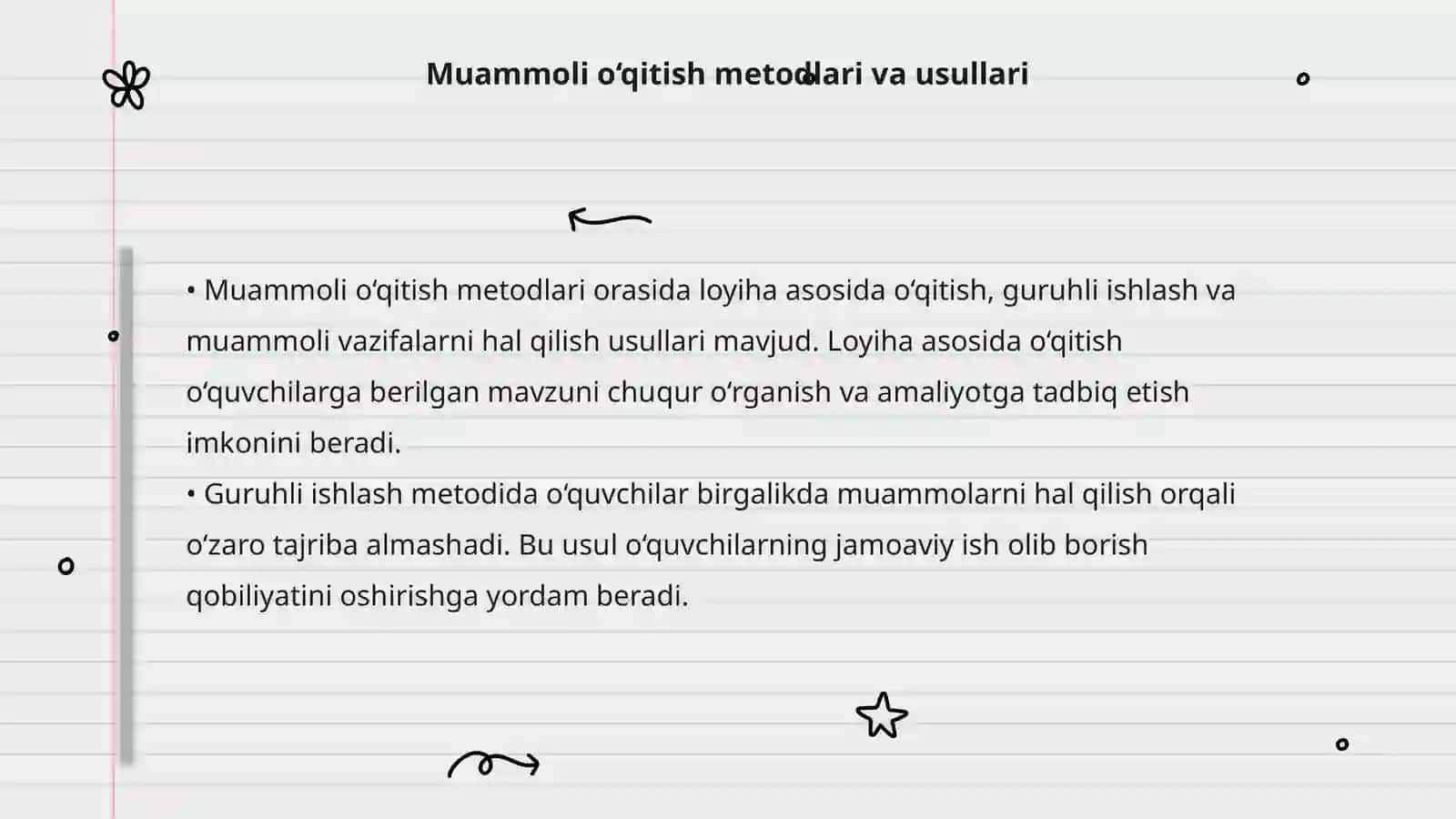 Muammoli o‘qitish texnologiyasi 4