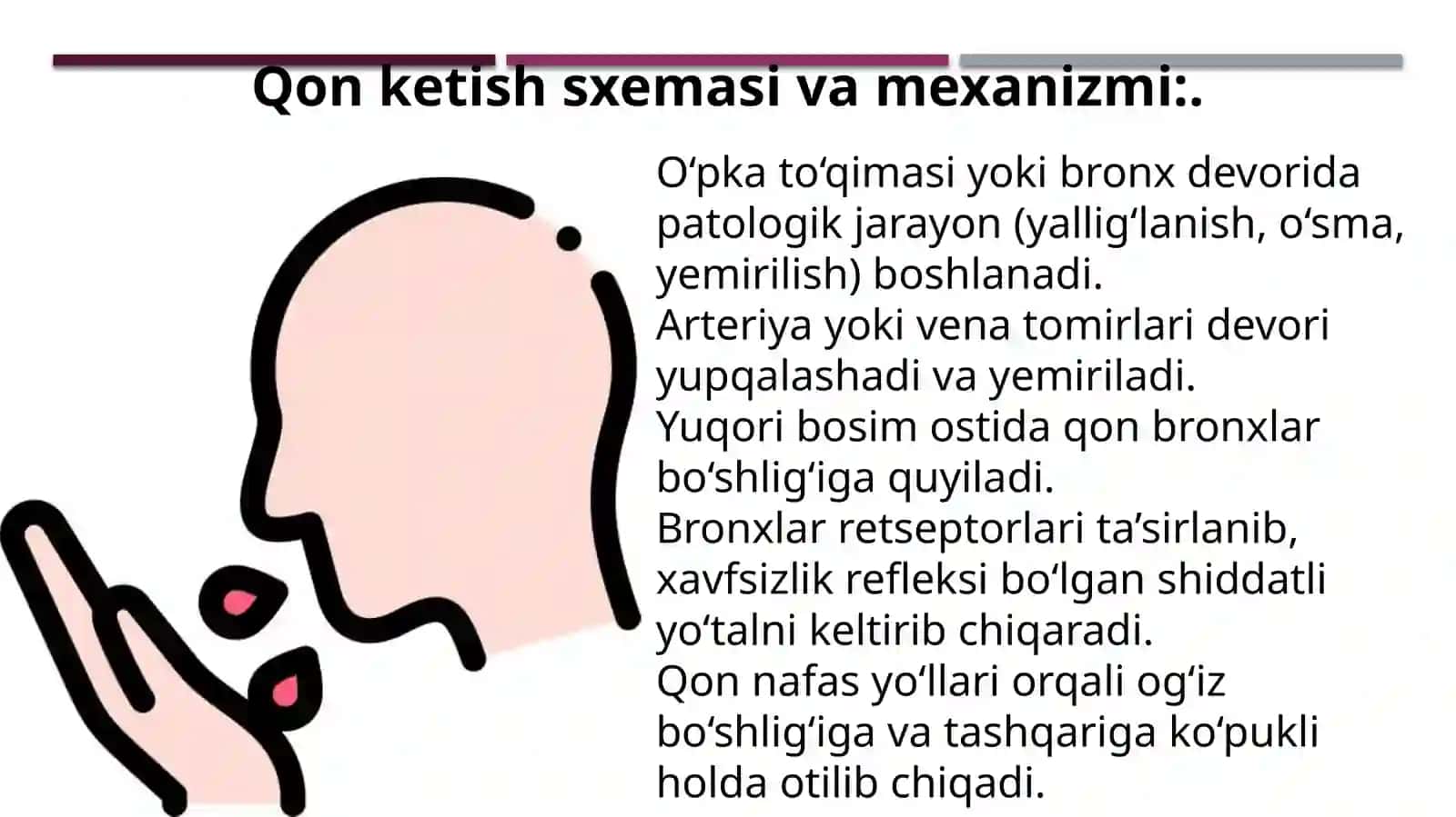O‘PKADAN QON KETISHI (HAEMOPTOE / HAEMOPTYSIS) 4