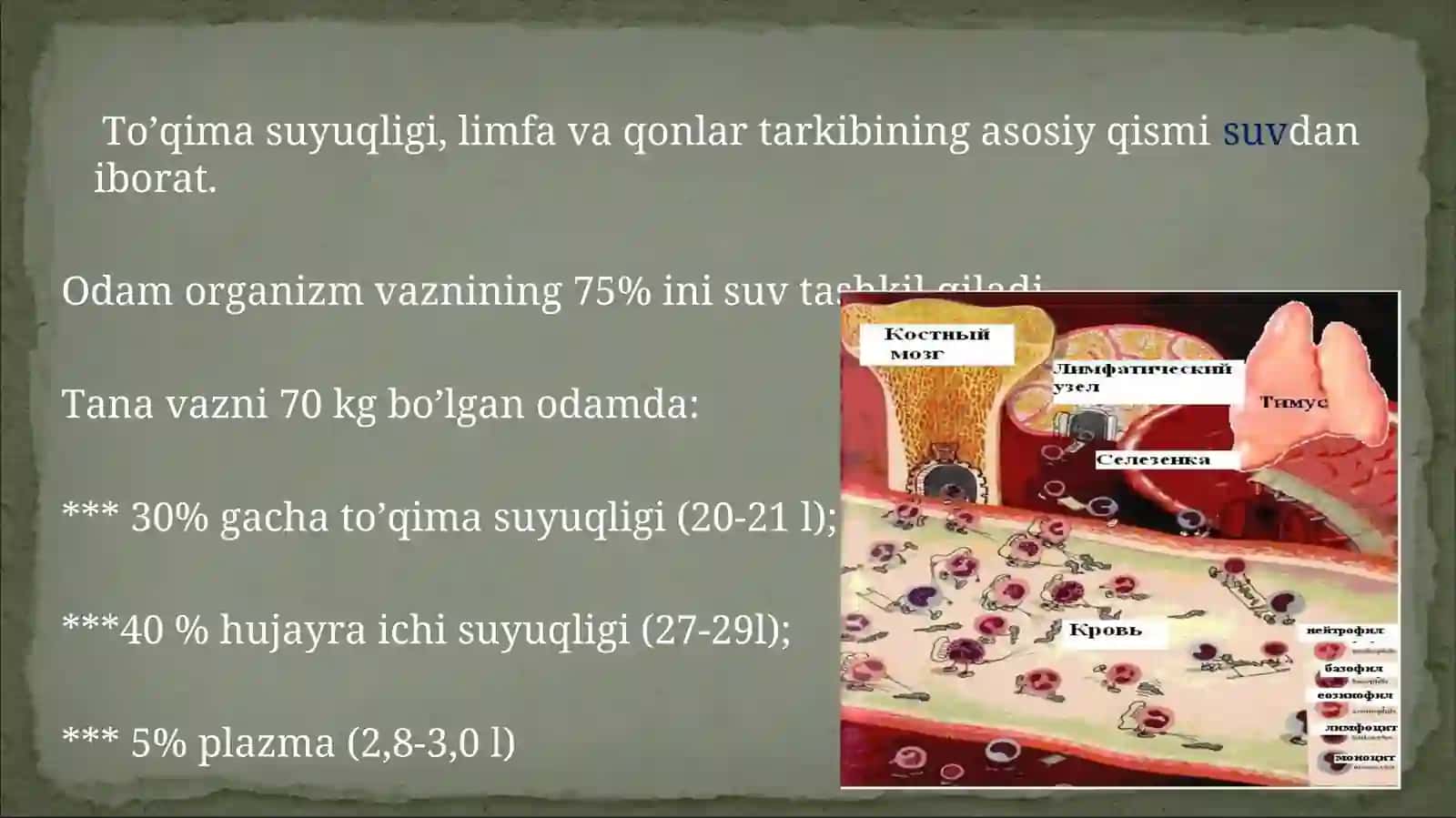 Organizmning biologik suyuqliklari 4