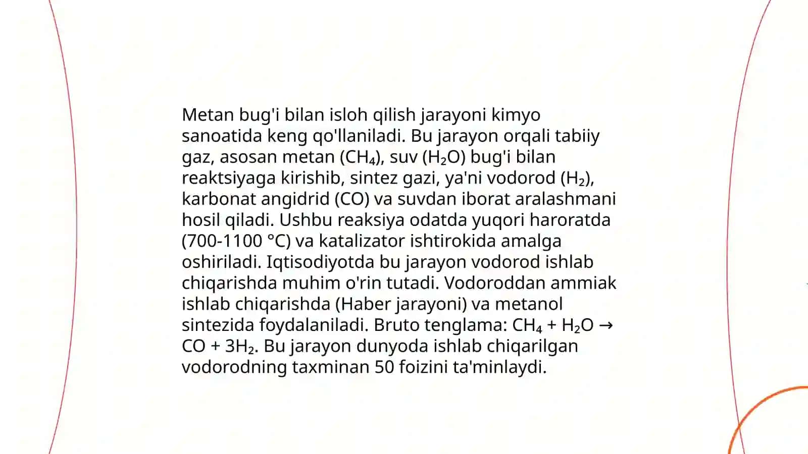 Metan konversiyasi 4