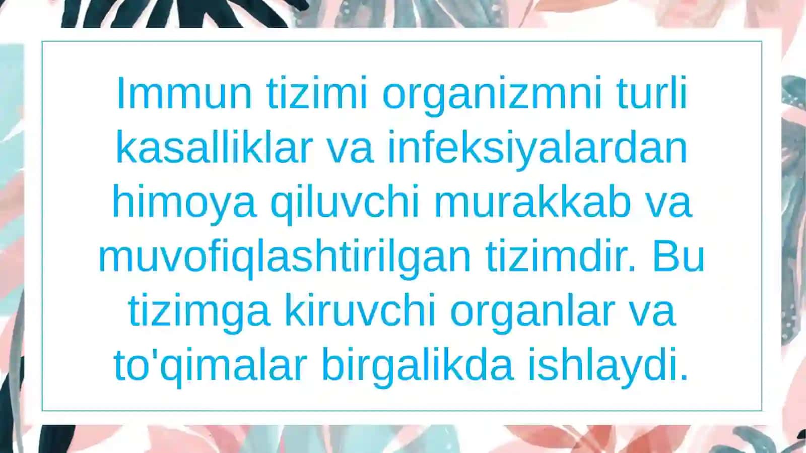 Immun tizimining organlari haqida umumiy tushuncha 4