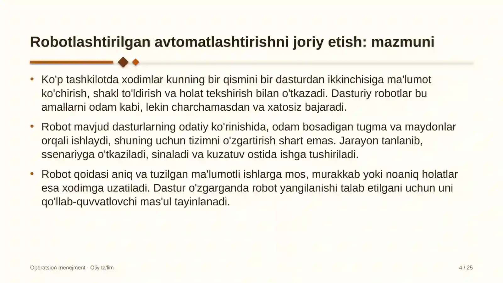 uy joy qurilishida jarayonlarni robotlashtirilgan avtomatlashtirishni joriy etish 7962 4