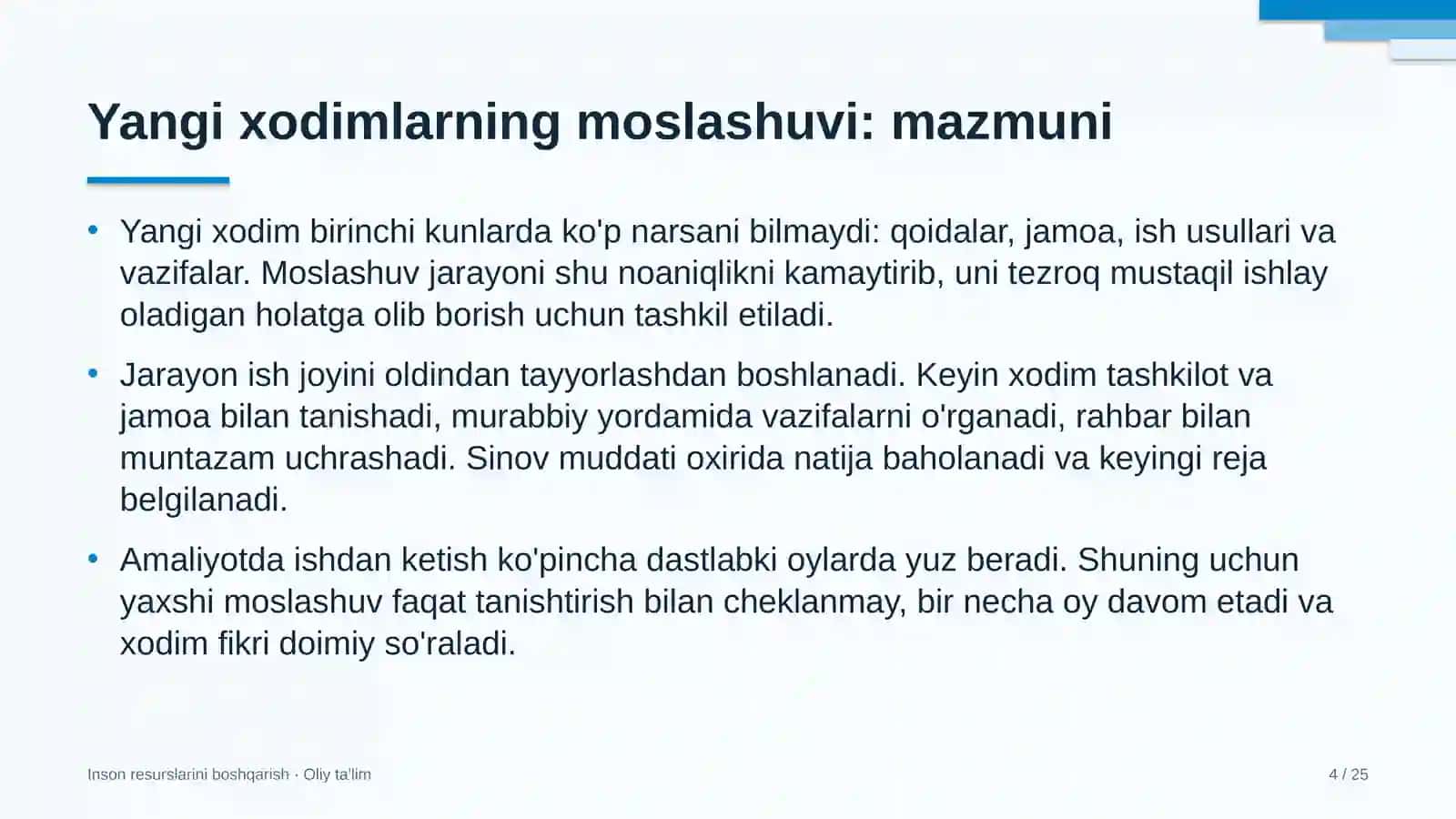 Kichik sanoat zonalarida yangi xodimlarning moslashuvi 4