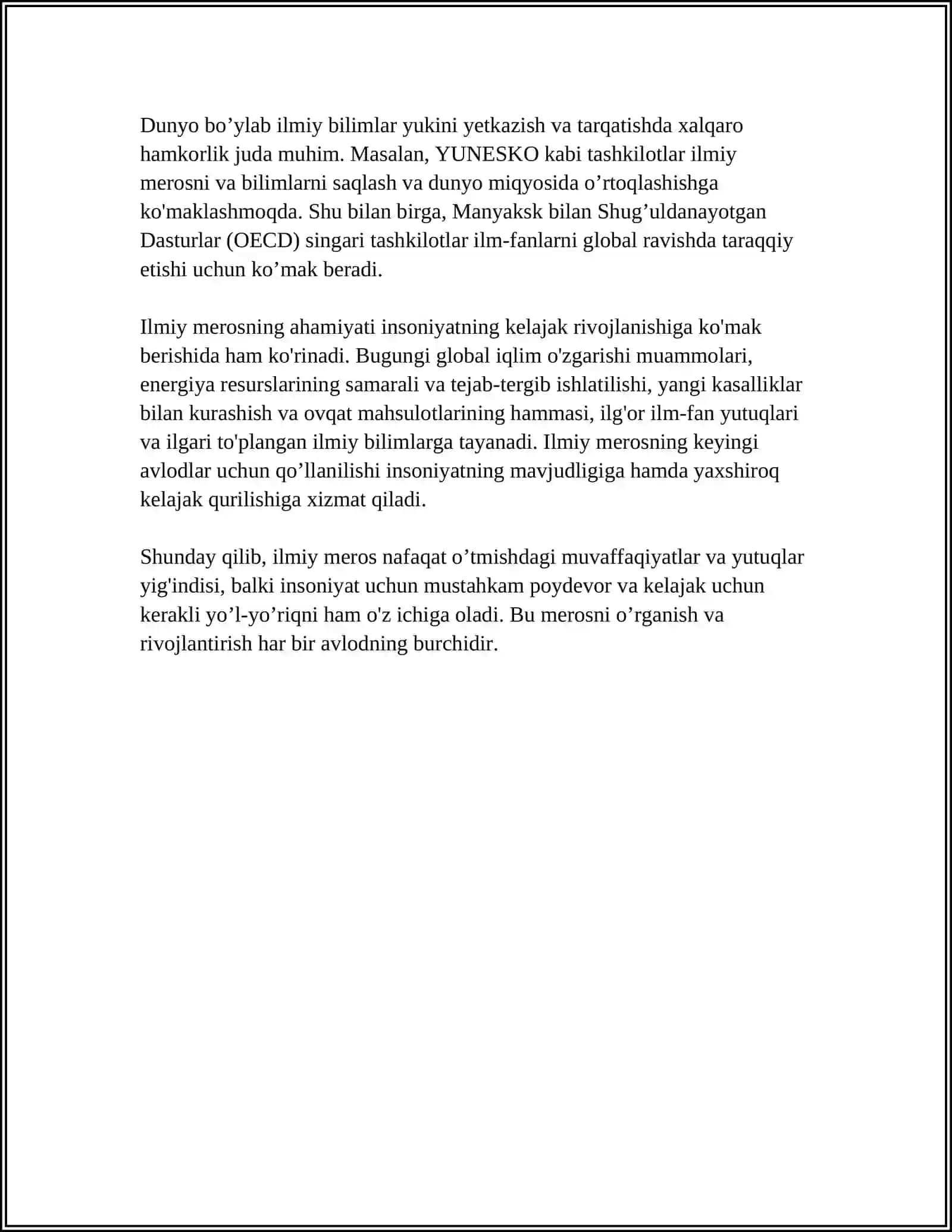 ILMOM BUXORIY VA IMOM TERMIZIYLARNING HADIS ILMIGA QO'SHGAN HISSALARINI QIYOSIY TAHLIL QILISH 4
