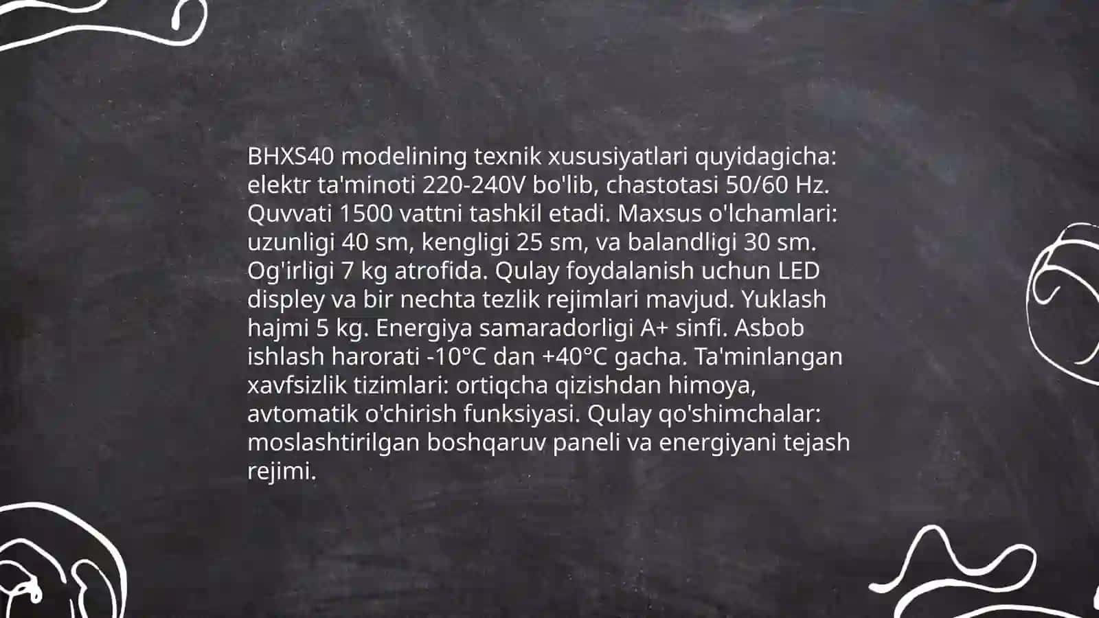 BHXS40 4