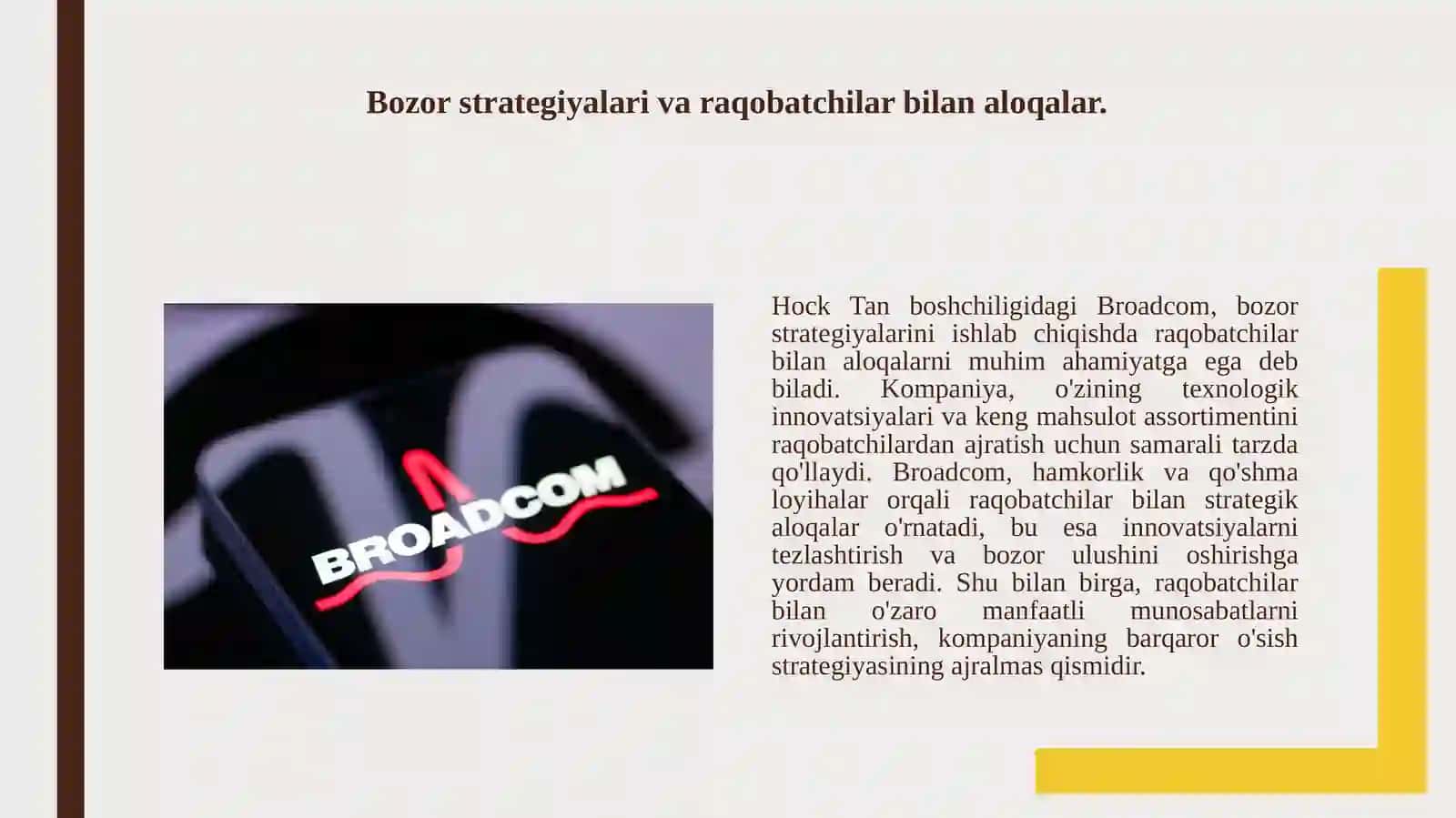 Broadcom haqida 4