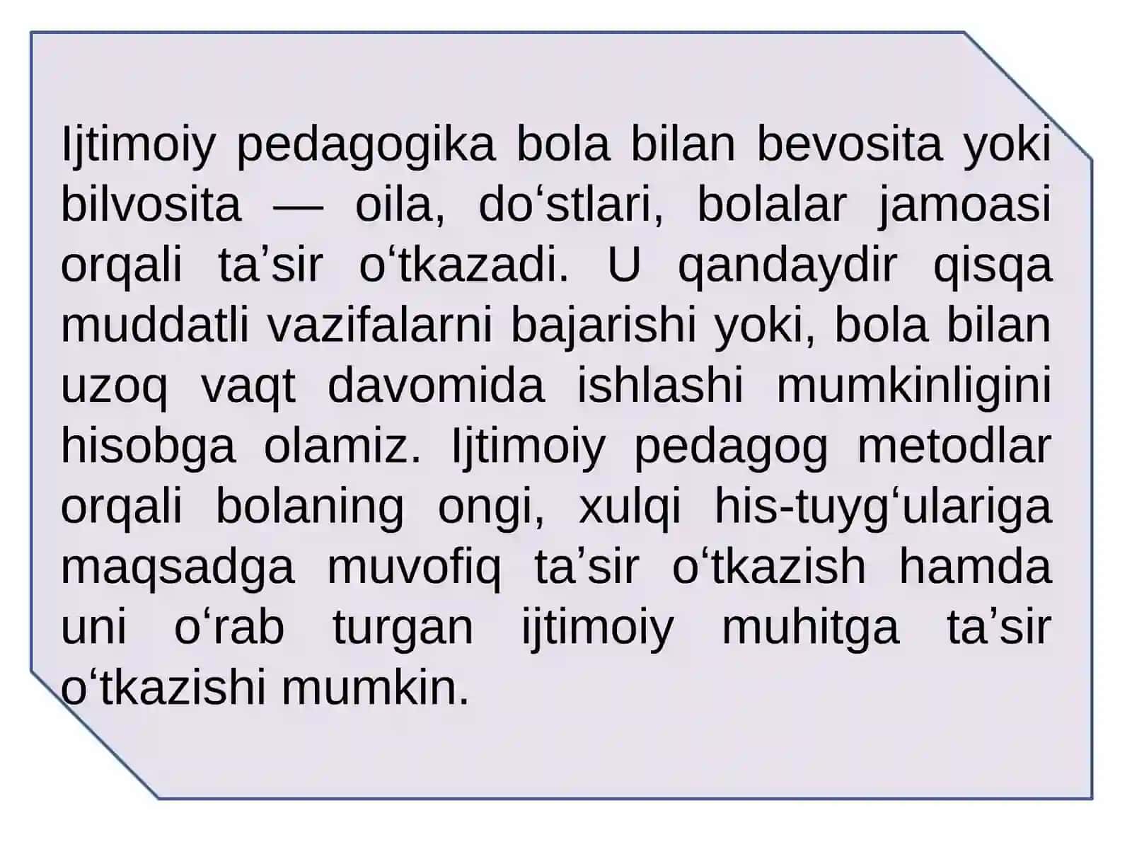 Ijtimoiy-pedagogik tadqiqotlar. Ijtimoiy pedagogik faoliyat metodikasi va texnologiyasi 4