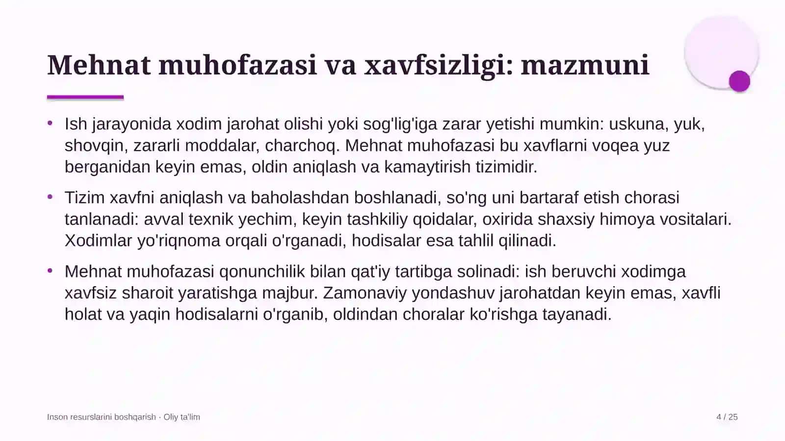 Avtomobillarga gaz to'ldirish shoxobchalarida mehnat muhofazasi va xavfsizligi 4