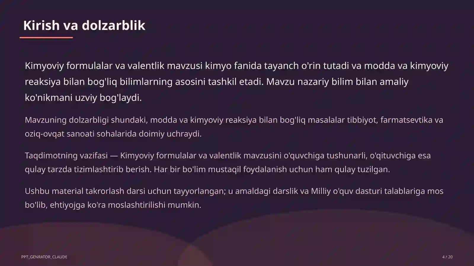 Kimyoviy formulalar va valentlik (7-sinf) 4