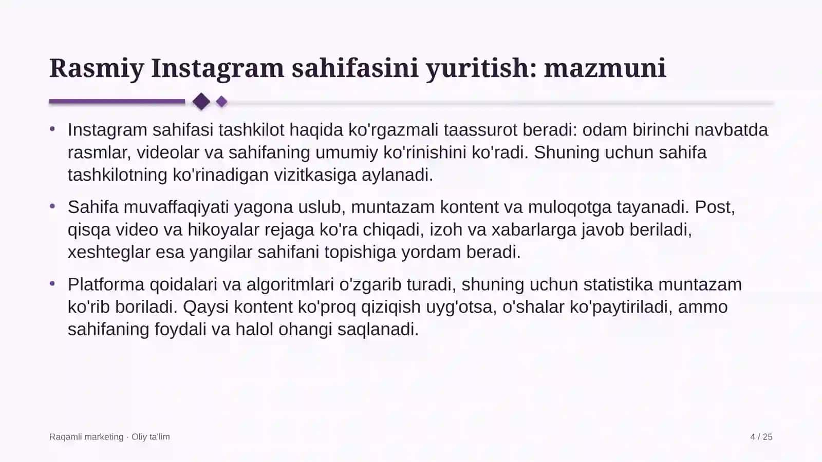 Ekspeditorlik kompaniyalarida rasmiy Instagram sahifasini yuritish 4