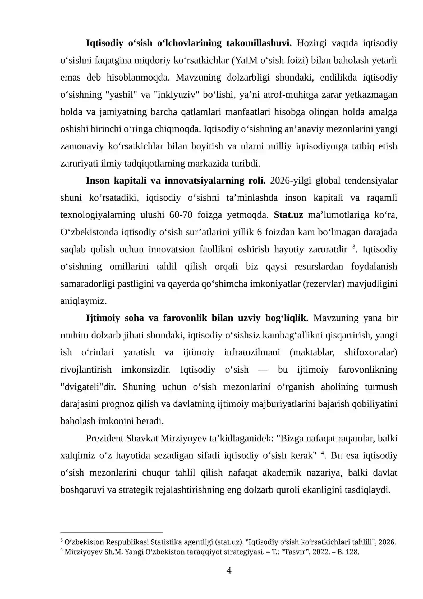 Iqtisodiy o‘sishning iqtisodiy mohiyati, turlari va omillari 4