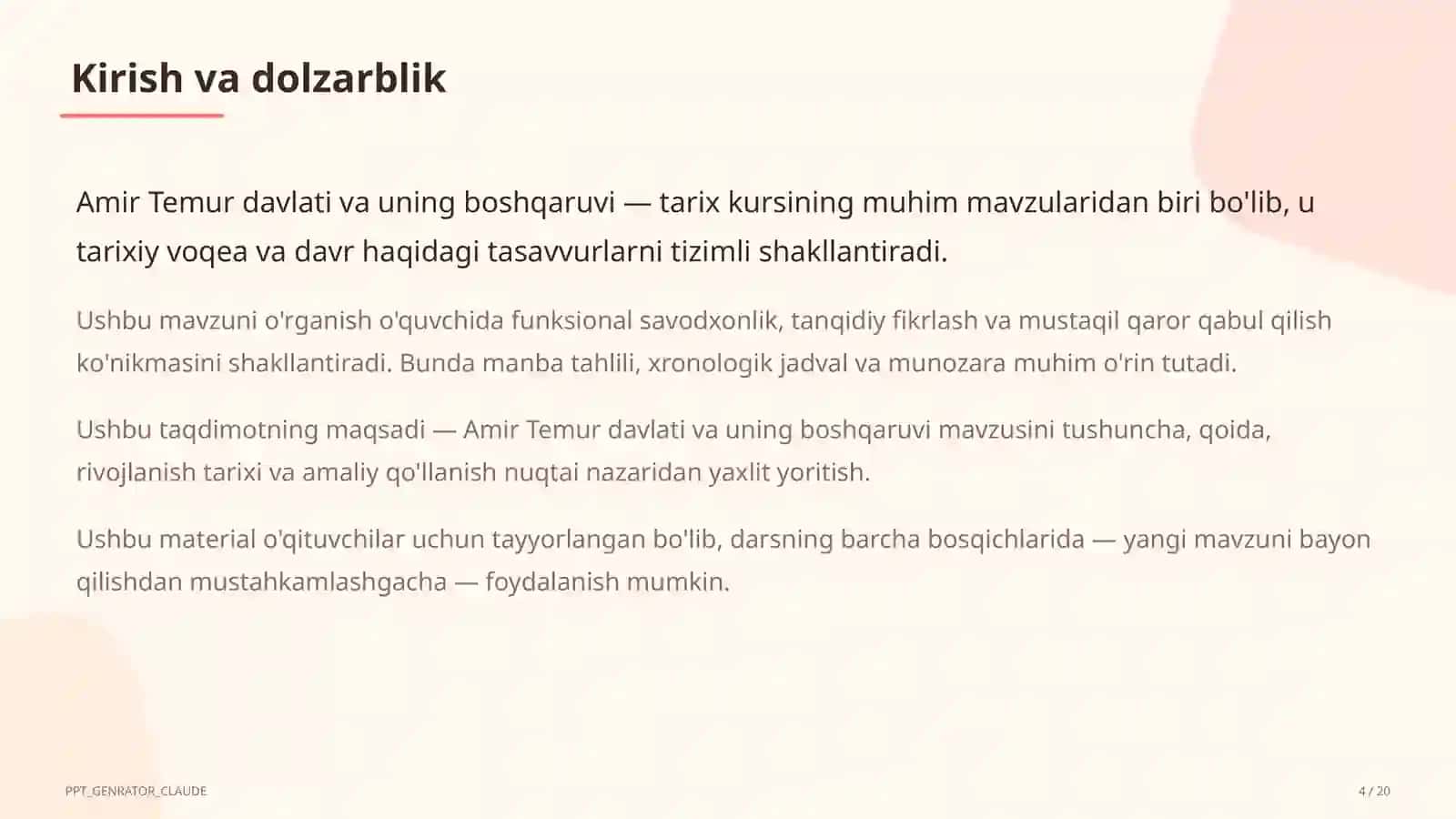 Amir Temur davlati va uning boshqaruvi (8-sinf) 4
