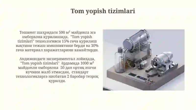 SUV omborlari qurilish texnologiyasi 4