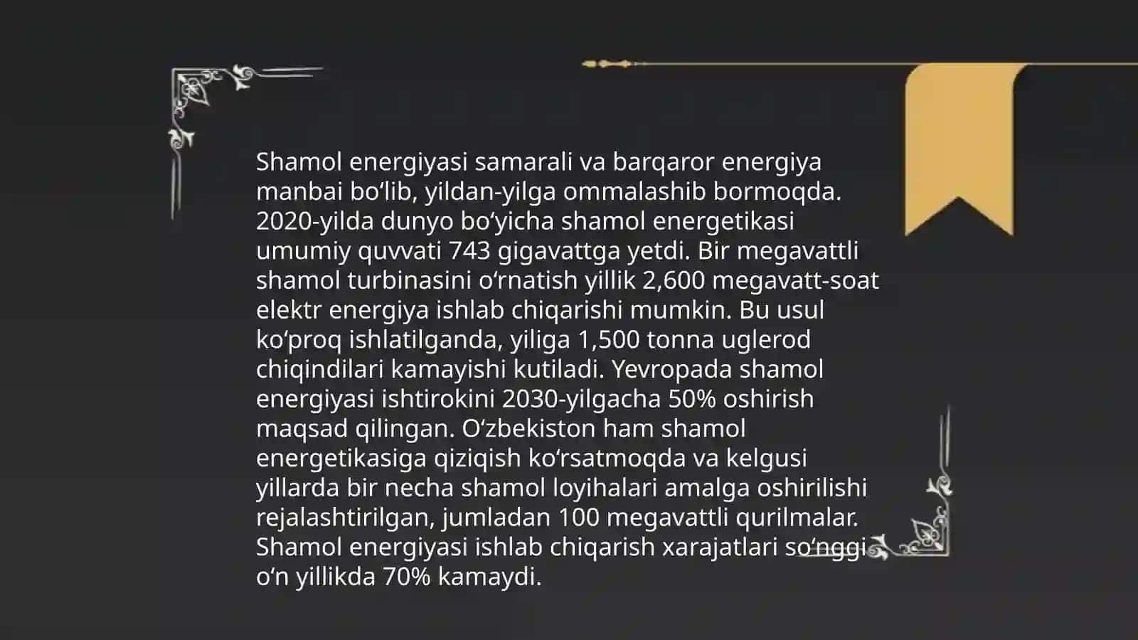 Qayta tiklanuvchi energiya manbalari 4