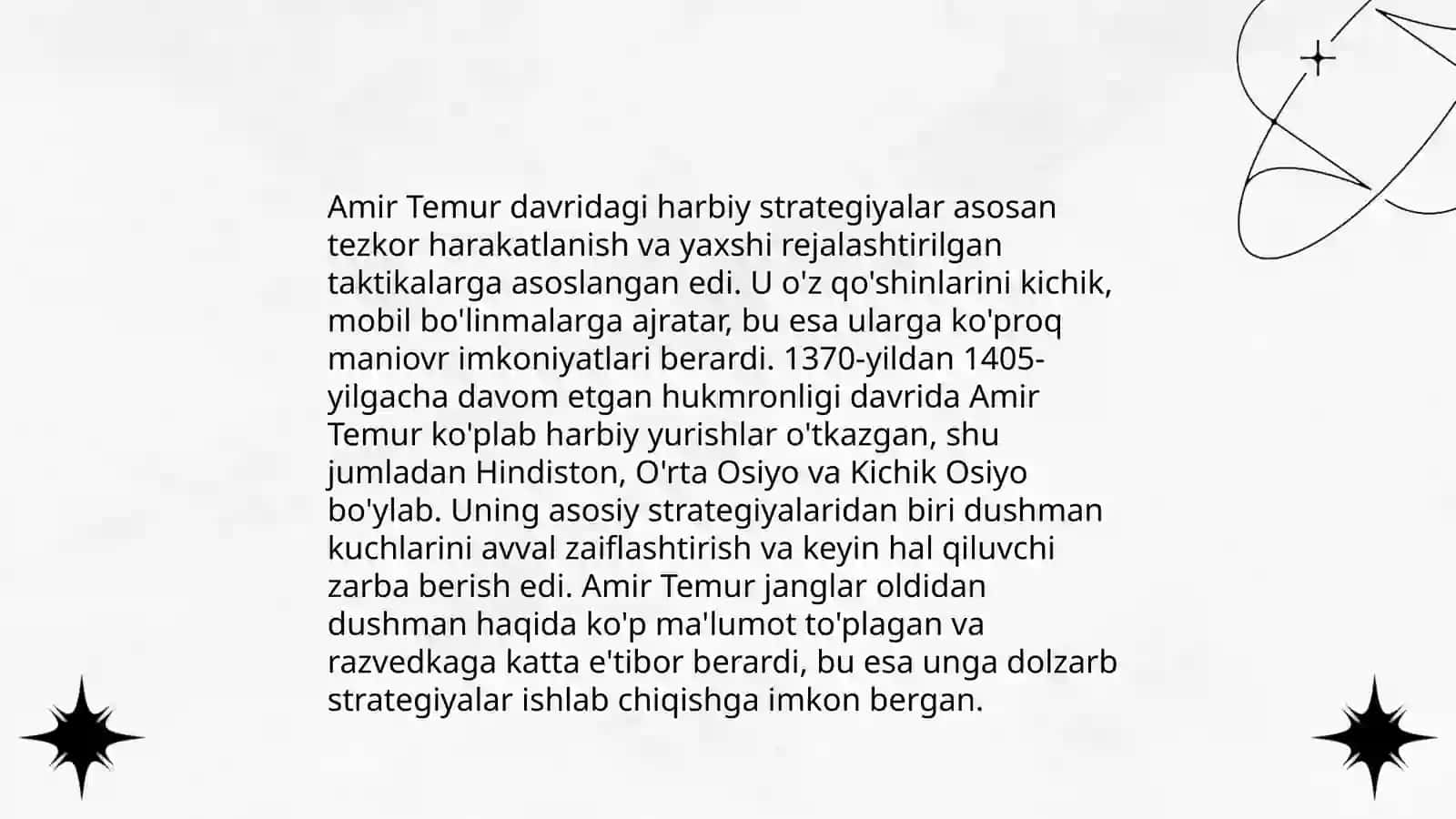 Amir Temurning hayoti va faoliyati 4