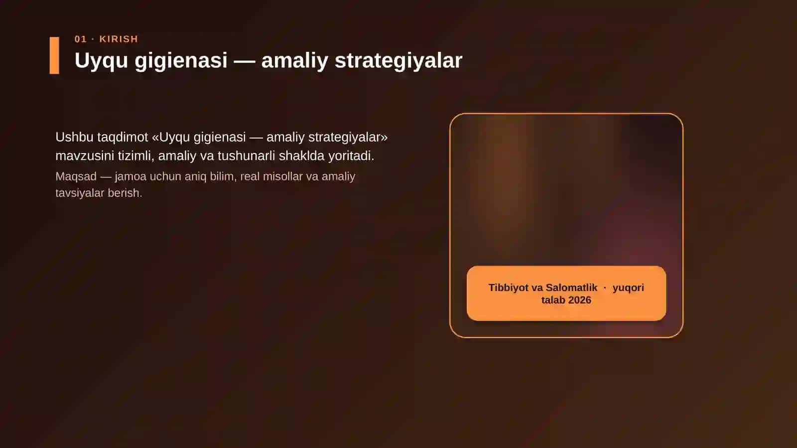 Uyqu gigienasi — amaliy strategiyalar 4