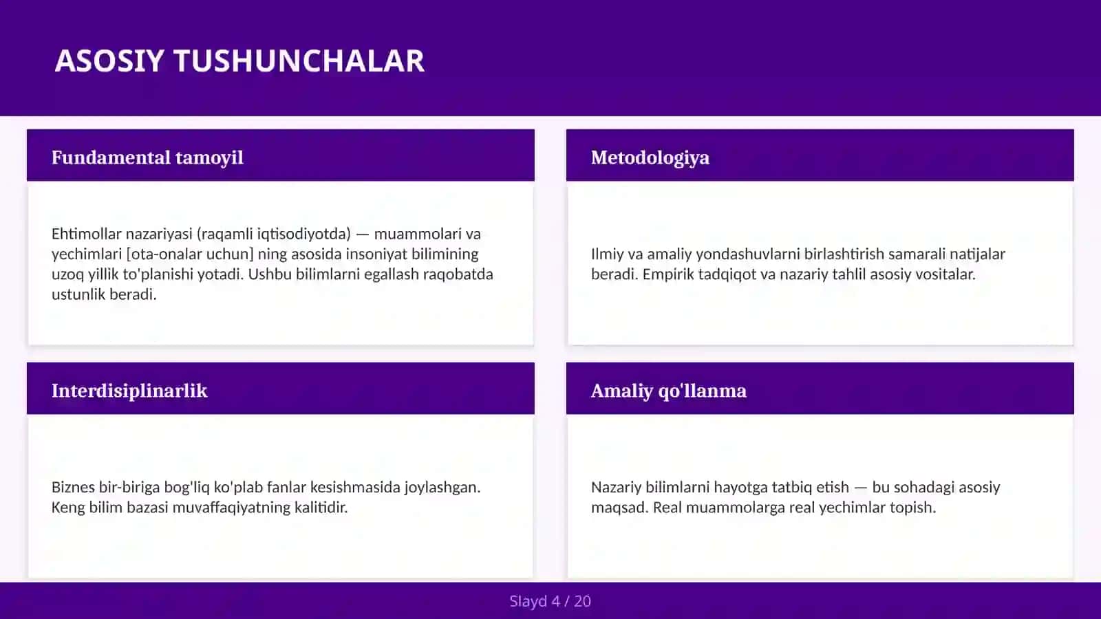 Ehtimollar nazariyasi (raqamli iqtisodiyotda) — muammolari va yechimlari [ota-onalar uchun] 4