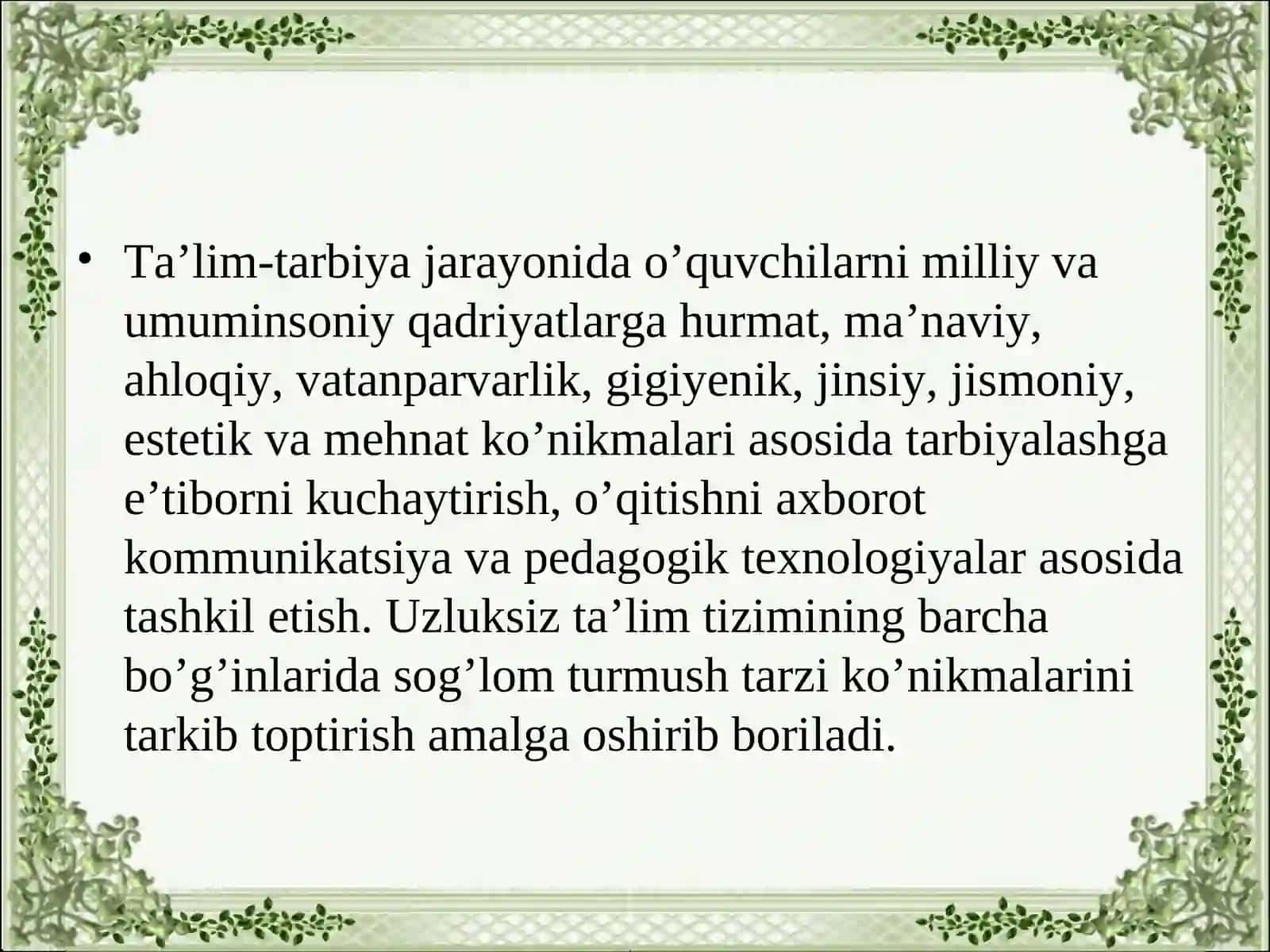 Sog'lom turmush tarzi BMI 4