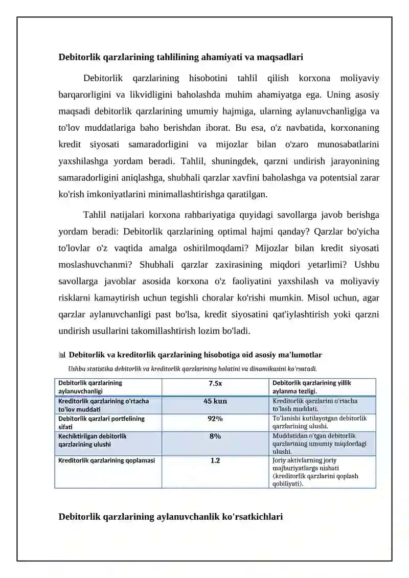 Debitorlik va kreditorlik qarzlari to‘g‘risida ma’lumotnoma 4