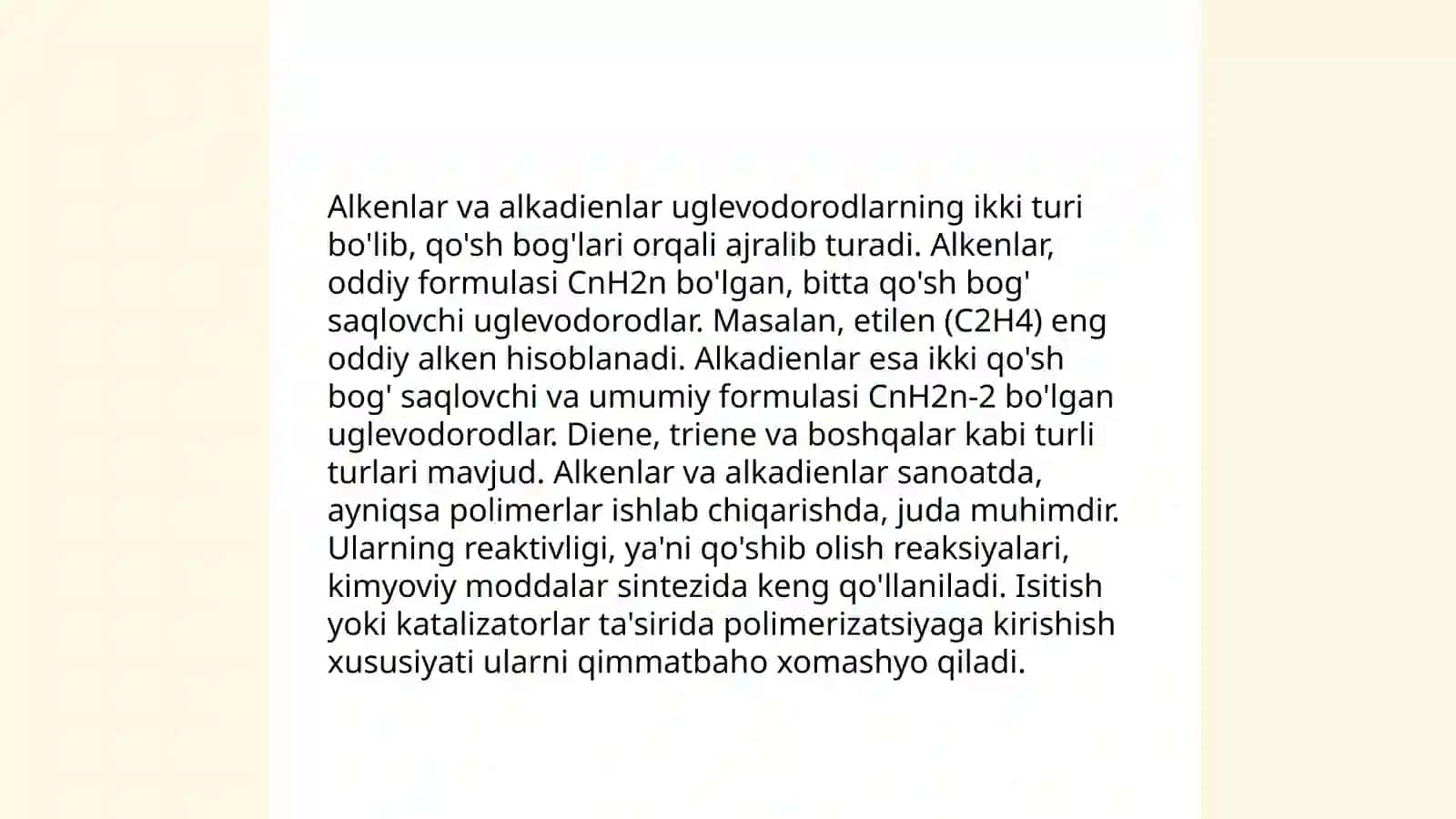 Tòyinmagan Uglevodorodlar 4