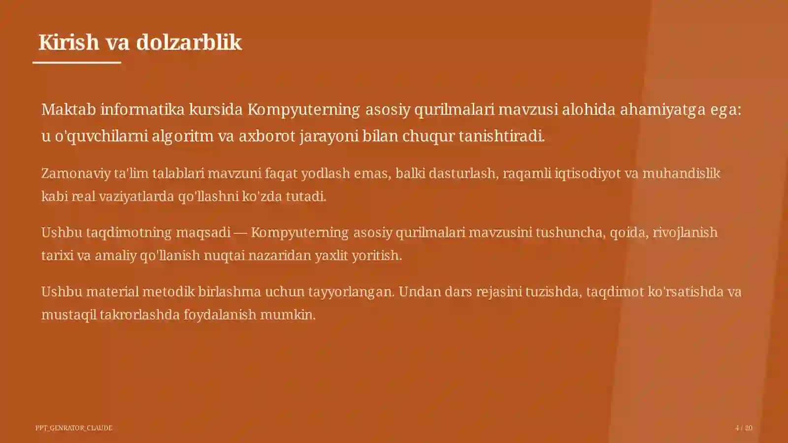Kompyuterning asosiy qurilmalari (5-sinf) 4