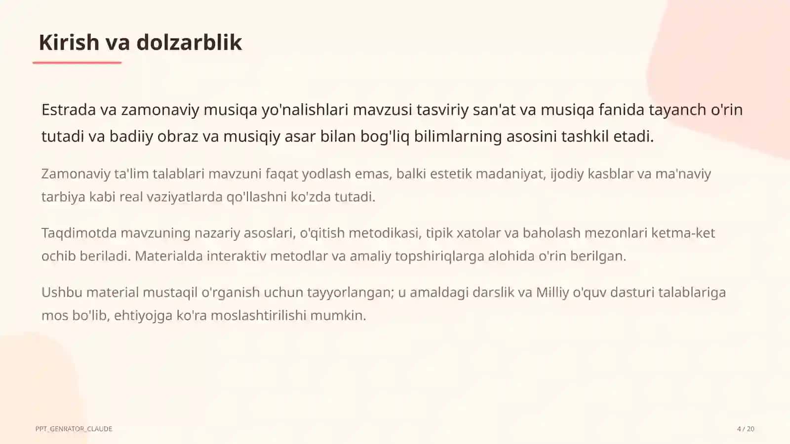 Estrada va zamonaviy musiqa yo'nalishlari (7-sinf) 4