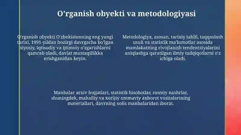 Yangi O'zbekiston tarixi 4
