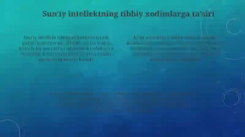 Tibbiy xizmatlarda sun'iy intelekt va uning psixologik aspektlari 4
