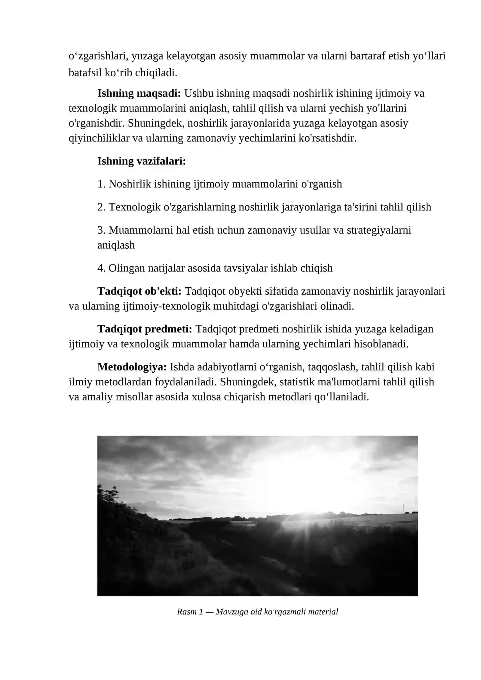 "Noshirlik ishining ijtimoiy va texnologik muammolari" 4