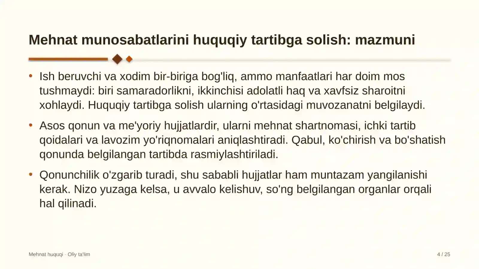 Davlat moliyaviy nazorati organlarida mehnat munosabatlarini huquqiy tartibga solish 4