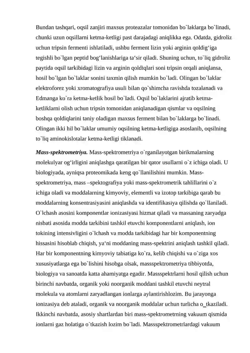 proteomika fani va uning istoqbollari 4