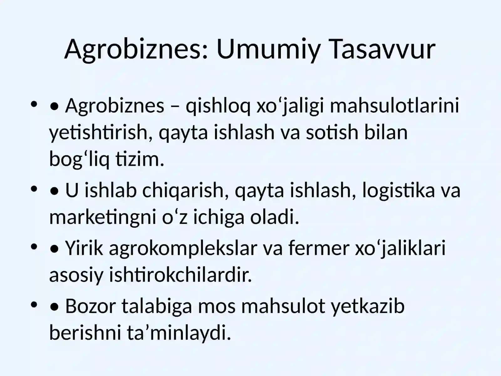 Agrar Munosabatlar: Taʼrifi va Mazmuni 4