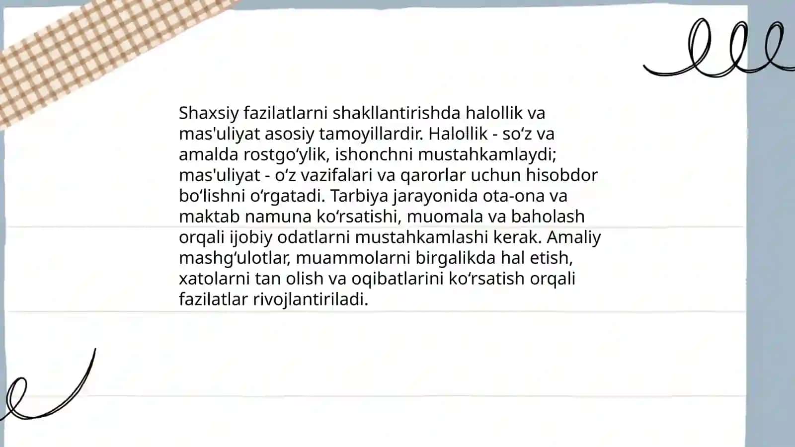 Manaviy ahloqiy tarbiya 4