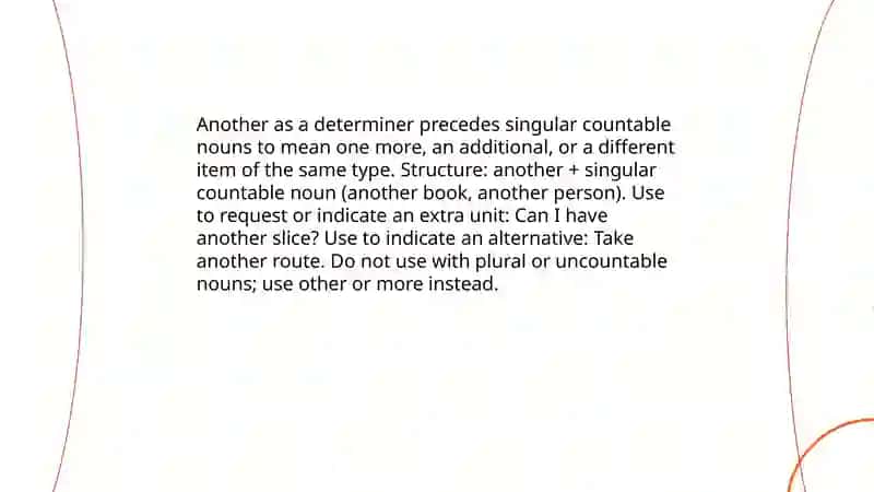 Plan: Difference between another and other 4