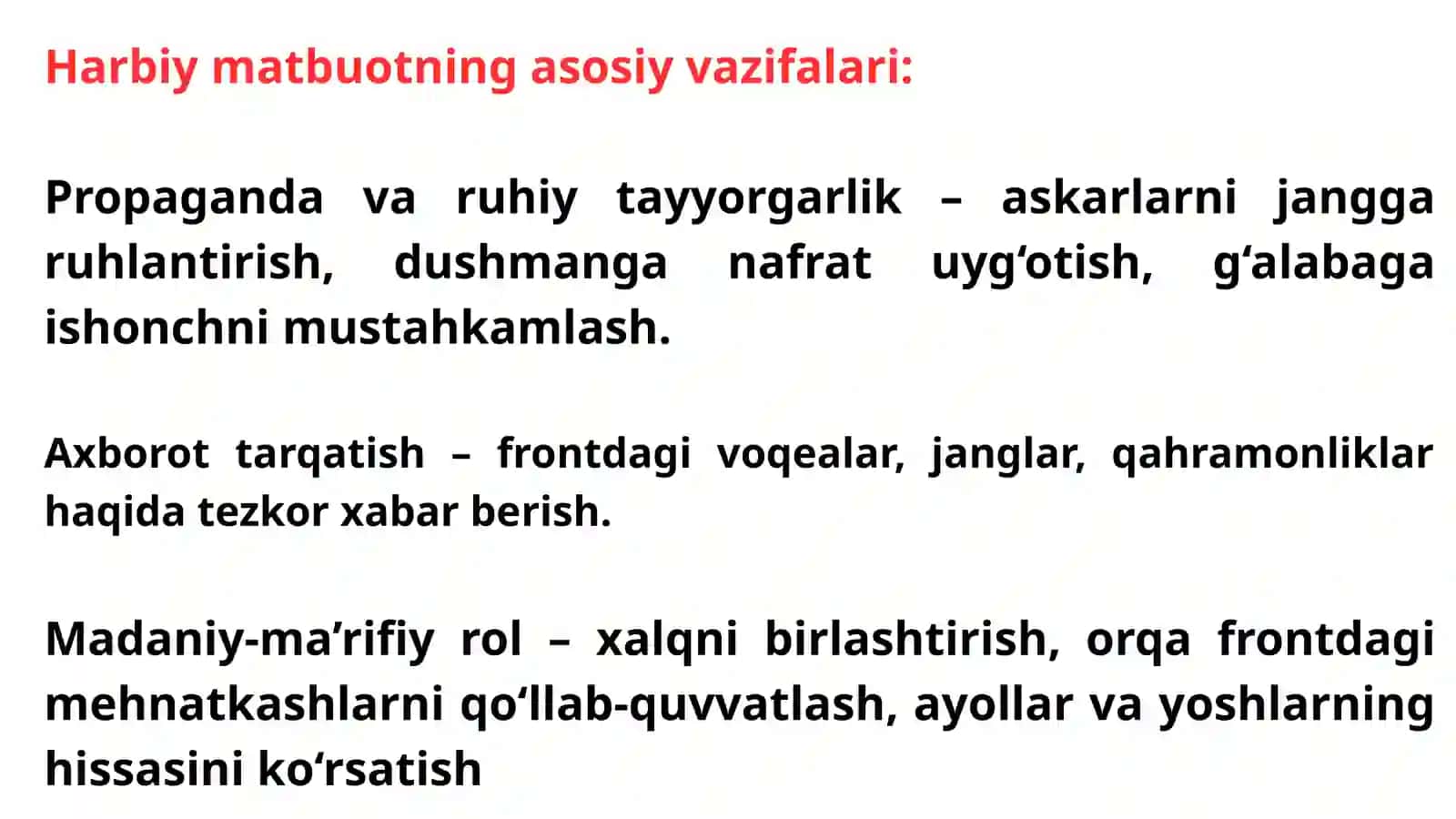Ikkinchi jahon urushi yillarida harbiy matbuot 4
