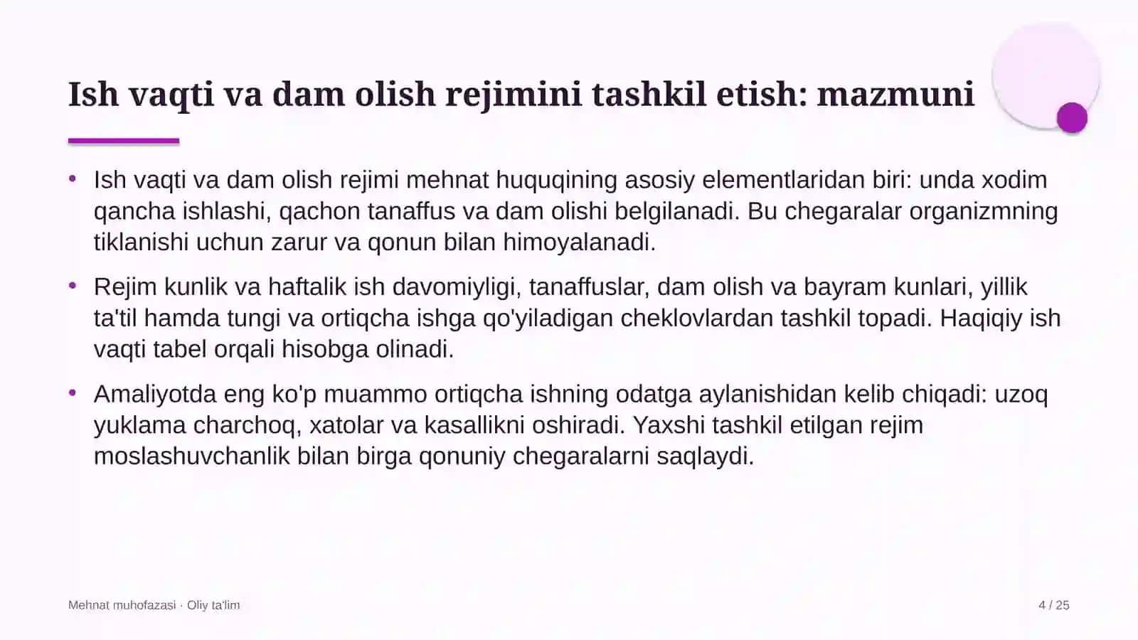arxitektura byurolarida ish vaqti va dam olish rejimini tashkil etish 6740 4