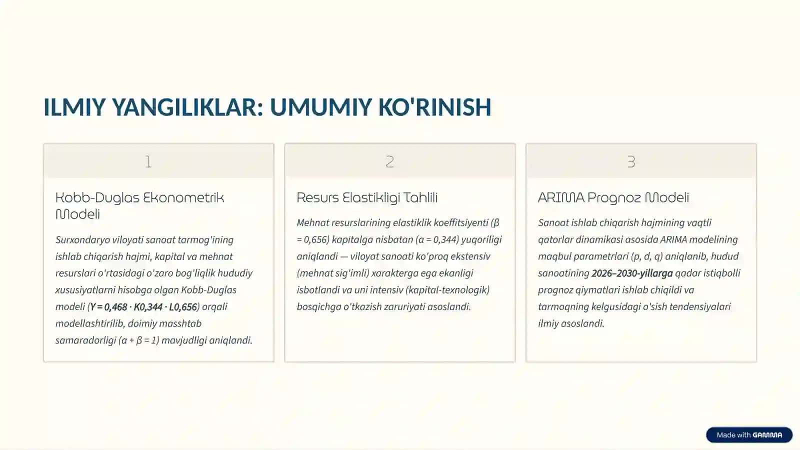 HUDUD SANOAT TARMOG'INING IQTISODIY SAMARADORLIGINI OSHIRISH VA DIVERSIFIKATSIYASINI TA'MINLASH YO'LLARI 4