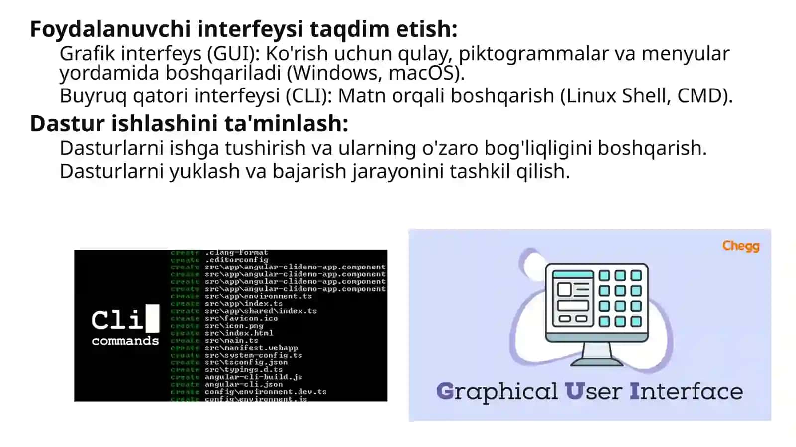 Operatsion tizim va unday uzagakeladigan nosozliklar 4