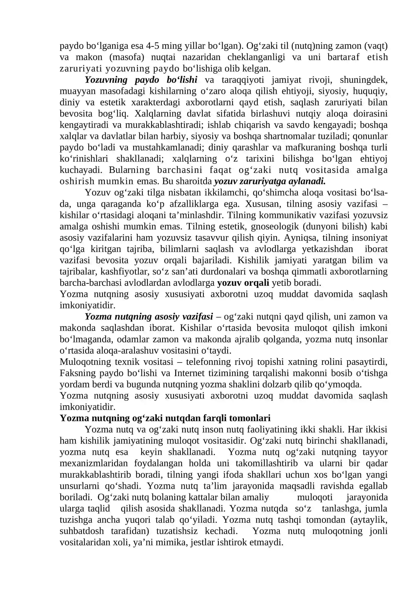 OG‘ZAKI MULOQOT VA UNING XUSUSIYATLARI 4