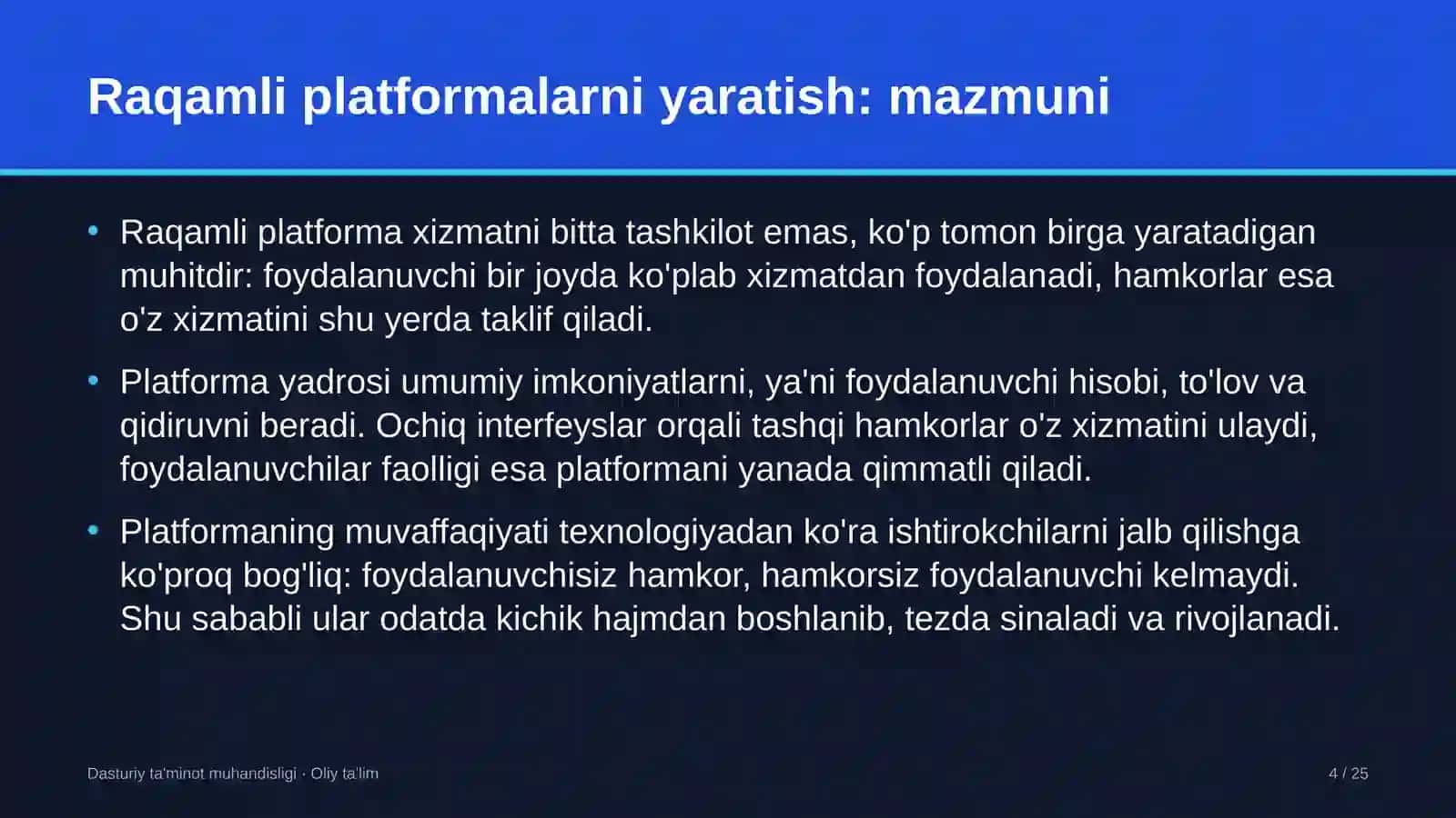 Magistral elektr tarmoqlarida raqamli platformalarni yaratish 4