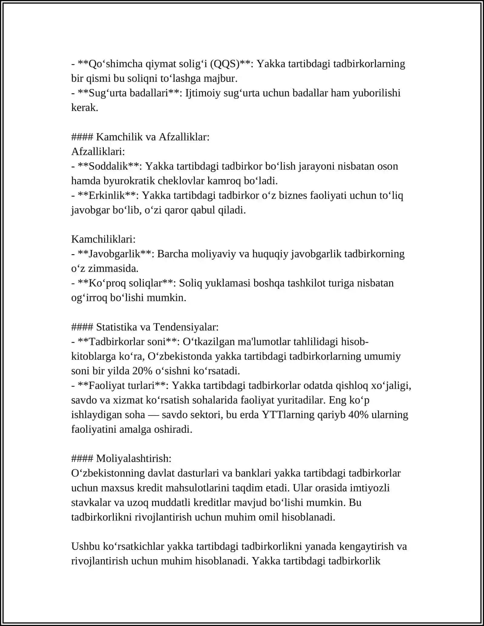 Yakka tartibdagi tadbirkorlik yatti 4