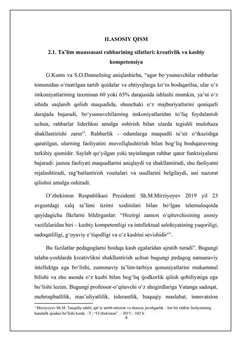 Ta'lim muassasasi rahbarining shaxsiy sifatlari 4