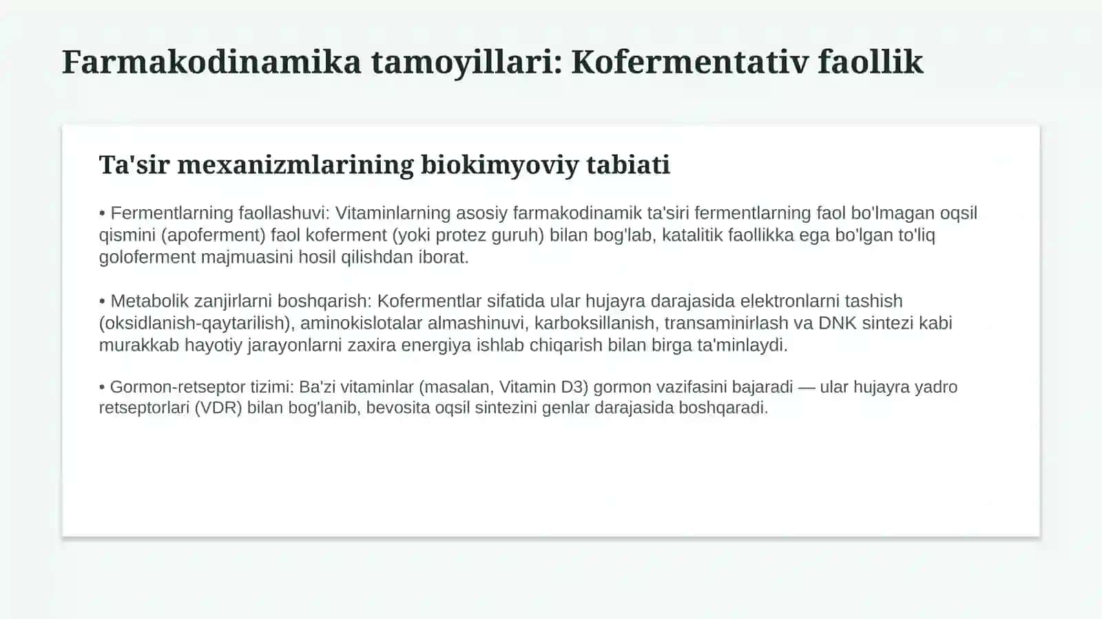 Polivitaminlarning farmakodinamikasi | 15 slayd 4