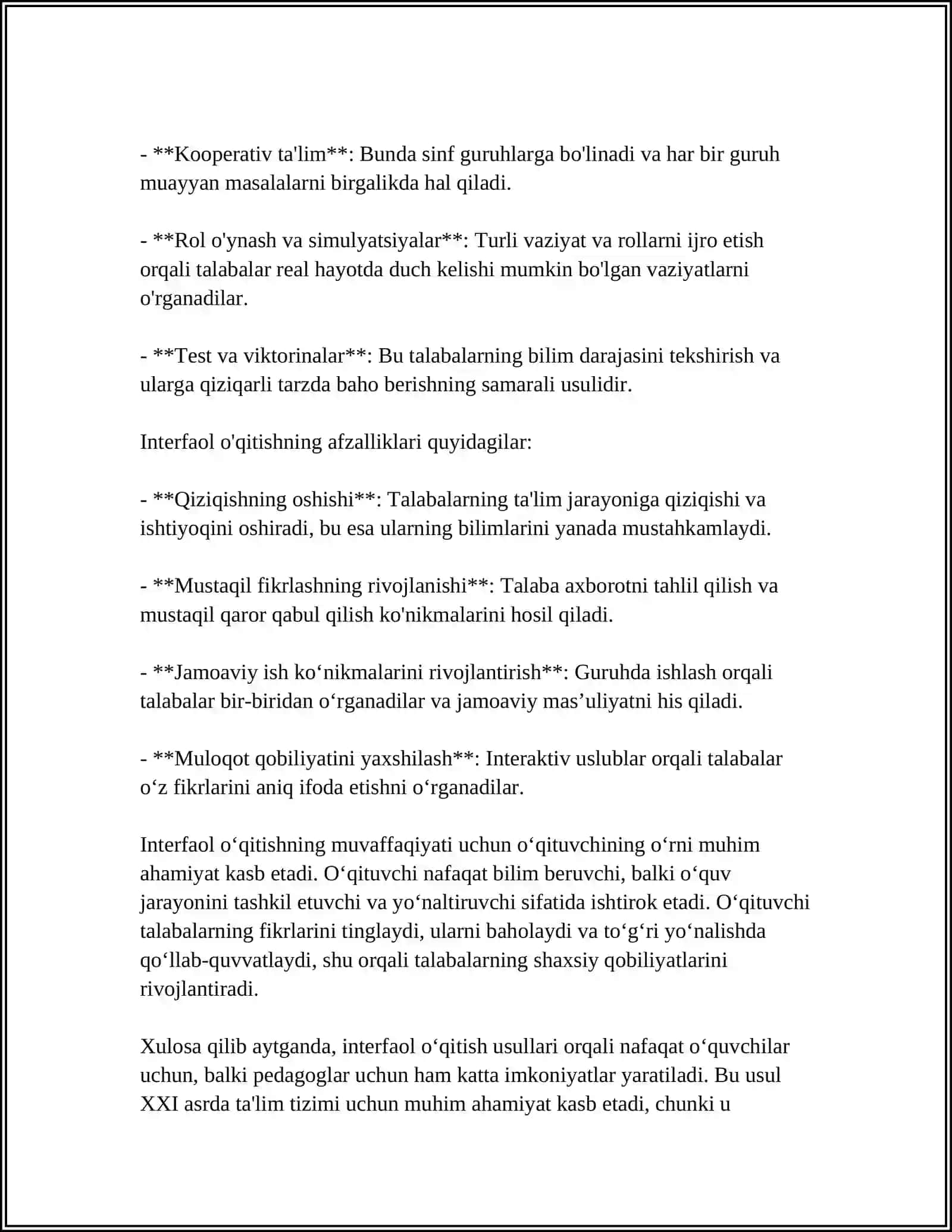 O'QITISHNING INTERFAOL MODELI 4
