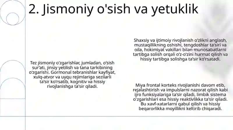 Yoshlik davrining psixofiziologik xususiyatlari 4