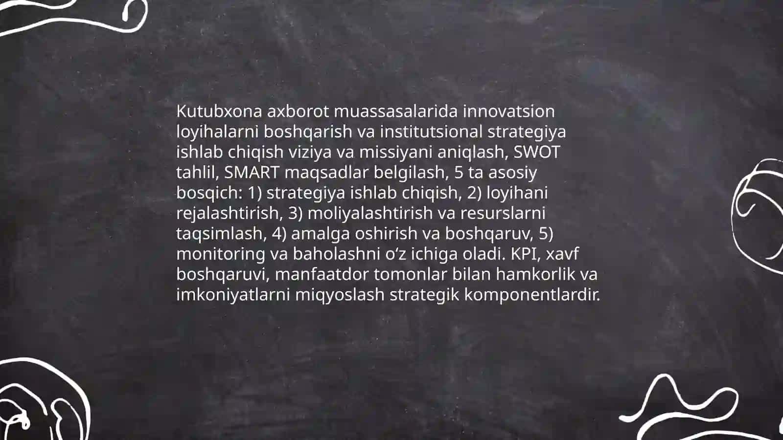 Kutubxona axborot muossalarida inavatsion faoliyatni tashkil etish jarayonlari 4