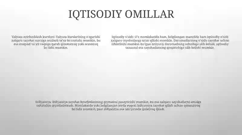 Xalqaro Ommaviy Sayohatlar 4