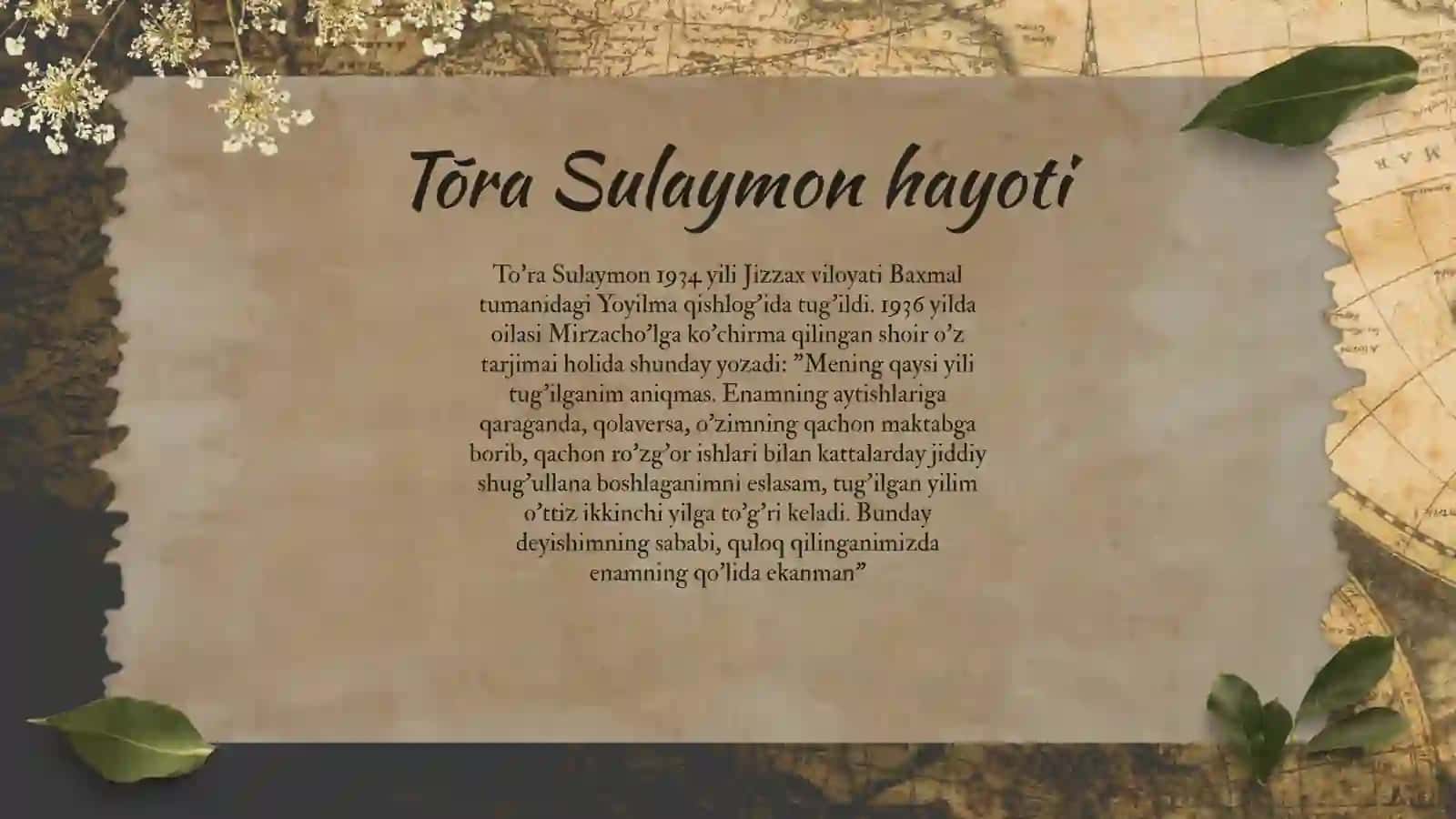 Tõra Sulaymonning O‘zbek adabiyotini ôqitish metodikasi 4